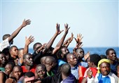 تصاویر/نجات پناهجویان در مدیترانه‎