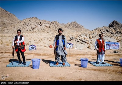 مسابقه تیراندازی در منزلاب زاهدان