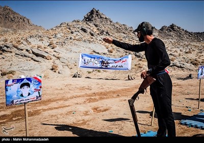 مسابقه تیراندازی در منزلاب زاهدان