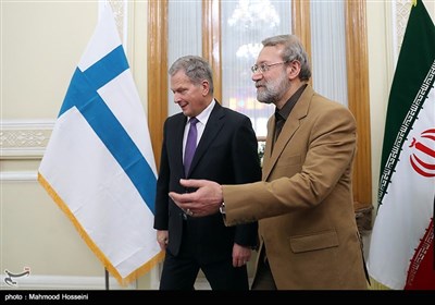 دیدار رئیس جمهور فنلاند با رئیس مجلس