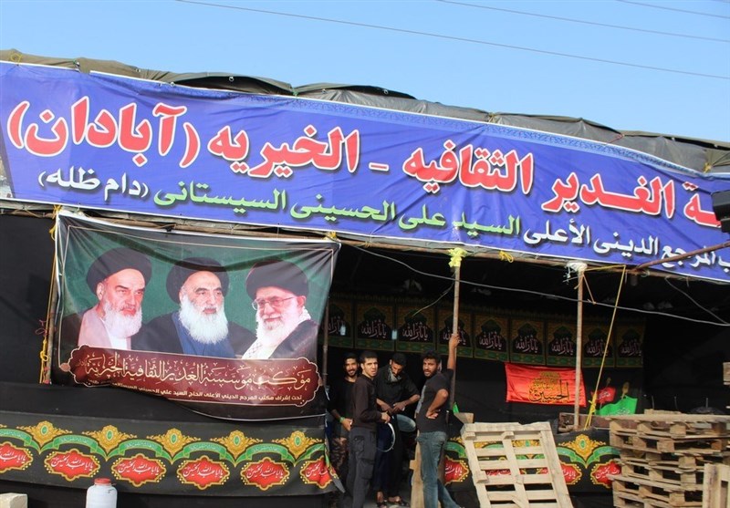 روزانه 200 هزار نفر از زائران اربعین در  موکبهای شلمچه و چذابه پذیرایی می‌شوند