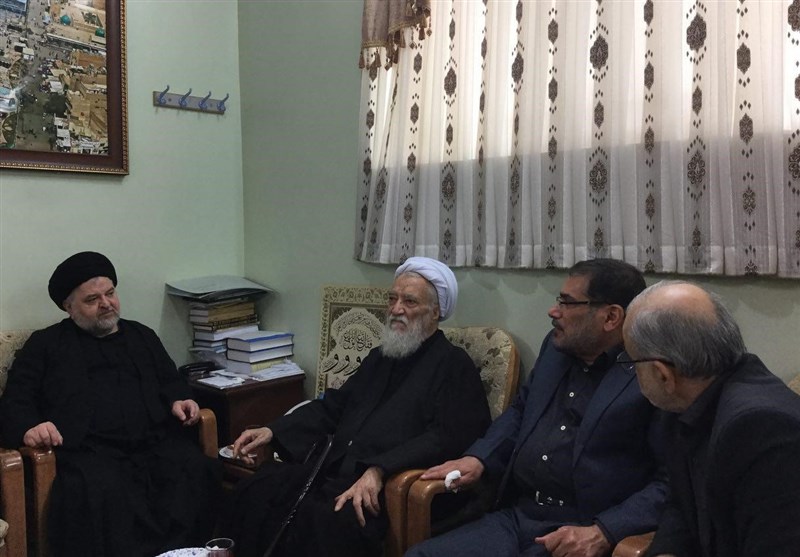 دبیر شورای عالی امنیت ملی با نماینده آیت الله سیستانی در ایران دیدار کرد