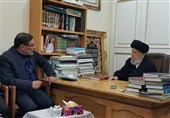 دبیر شورای عالی امنیت ملی با آیت الله موسوی اردبیلی دیدار کرد‌