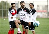 تمرین پرسپولیس و رامین رضاییان