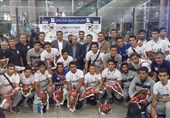 بازگشت تیم فوتبال جوانان به ایران پس از جهانی شدن