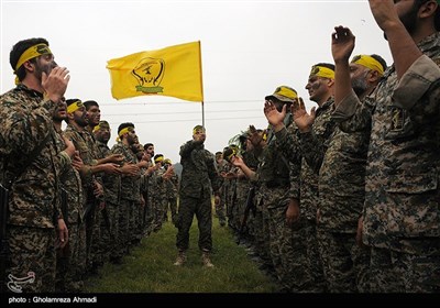 Basij Forces Stage Drills in Northern Iran