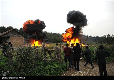 Basij Forces Stage Drills in Northern Iran