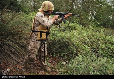 Basij Forces Stage Drills in Northern Iran