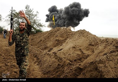 Basij Forces Stage Drills in Northern Iran