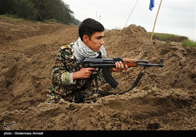 Basij Forces Stage Drills in Northern Iran