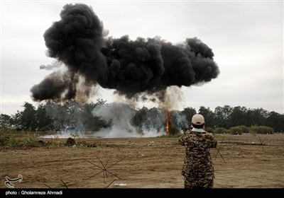 Basij Forces Stage Drills in Northern Iran