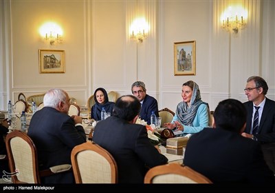 Iran’s FM, EU’s Mogherini Meet in Tehran, Discuss Syria