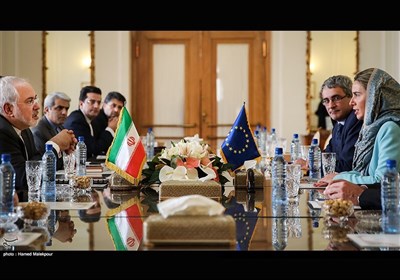 Iran’s FM, EU’s Mogherini Meet in Tehran, Discuss Syria