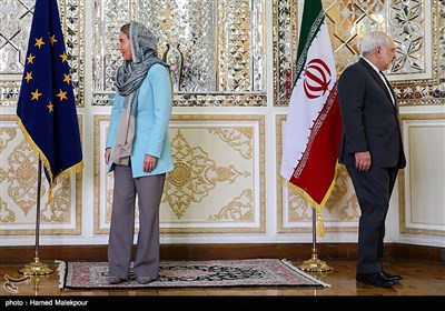 Iran’s FM, EU’s Mogherini Meet in Tehran, Discuss Syria