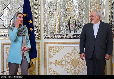 Iran’s FM, EU’s Mogherini Meet in Tehran, Discuss Syria