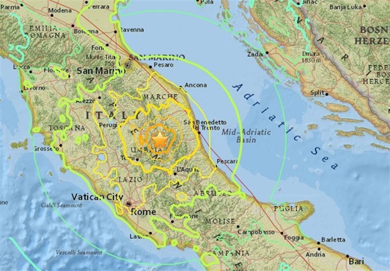 Powerful Earthquake Rattles Central, Southern Italy