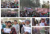 تظاهرات مردم غرب افغانستان برای دادخواهی از قربانیان جنایت «غور» + تصاویر