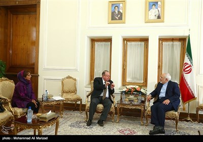 دیدار «خوان آلفردو ساودرا» سفیر اکردیته کلمبیا در تهران با محمد جواد ظریف 