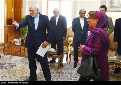 دیدار «خوان آلفردو ساودرا» سفیر اکردیته کلمبیا در تهران با محمد جواد ظریف 
