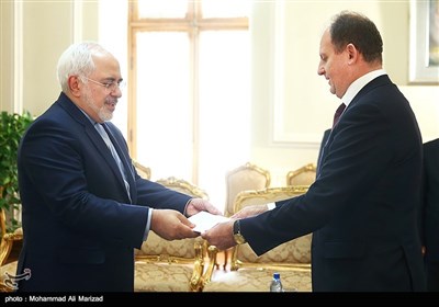 دیدار «گئورگه لئوکا» سفیر اکردیته مولداوی در تهران با محمد جواد ظریف 