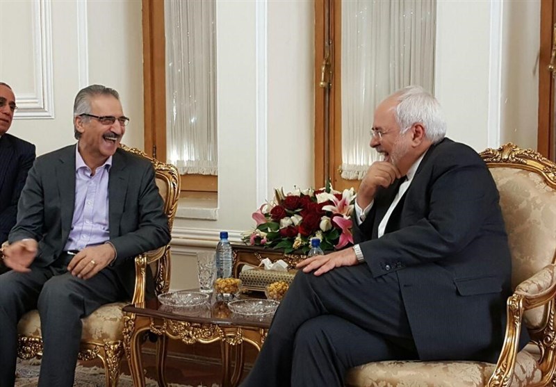 ملاقات مسئول اجرایی دفتر سیاسی اتحادیه میهنی کردستان عراق با ظریف