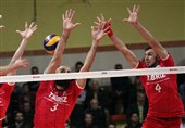 برد خفیف خانگی والیبال شهرداری تبریز مقابل پارسه تهران