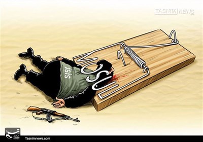 کاریکاتور/ داعش در تله افتاد...