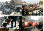 آتش سوزی در بازار تاریخی ارومیه مهار شد