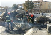 ایزوگام‌ غیرقانونی پشت بام بازار تاریخی ارومیه علت اولیه آتش‌سوزی اعلام شد