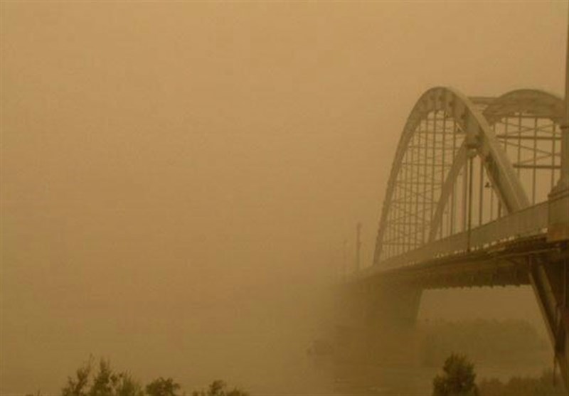 غلظت گرد و خاک در خوزستان به 4 برابر حد مجاز رسید