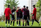 تمرین تیم ملی فوتبال