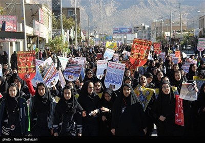 راهپیمایی 13 آبان در ایلام