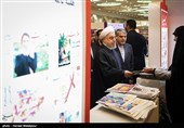 بازدید حجت‌الاسلام حسن روحانی رئیس‌جمهور از بیست و دومین نمایشگاه بین‌المللی مطبوعات و خبرگزاری‌ها