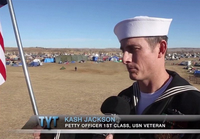 US Navy Veteran Joins North Dakota Oil Pipeline Protesters
