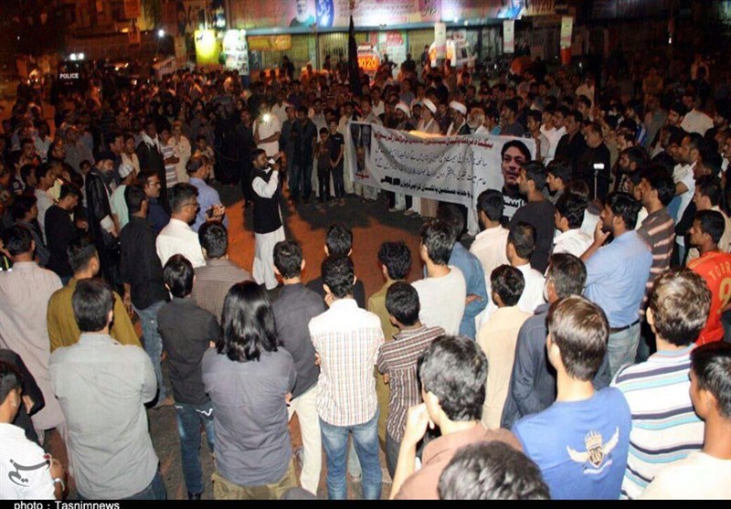 برگزاری تظاهرات «اتحاد» علیه بازداشت علمای شیعه در بزرگترین شهر پاکستان + تصاویر