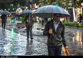 باران شدید تهران را فرا گرفت