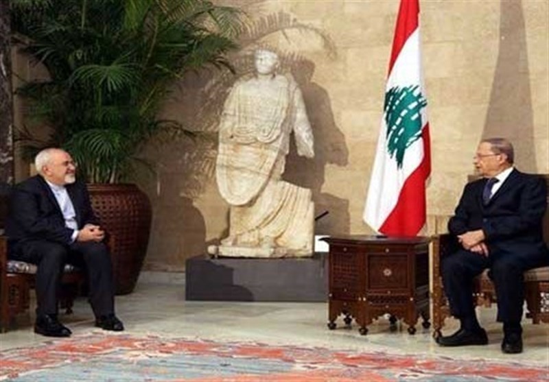 Iran’s Zarif, Lebanon’s Aoun Discuss Bilateral Ties, Regional Developments