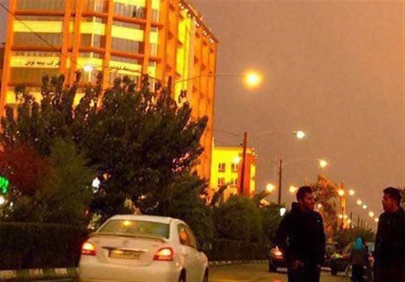 عکس/رنگین کمان زیبا در دل شهر تهران