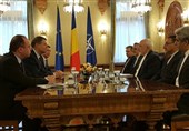 دیدار ظریف با رئیس جمهور رومانی