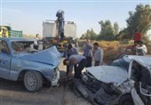 تصادف سه دستگاه خودرو در بزرگراه کرج-قزوین 6 کشته بر جای گذاشت