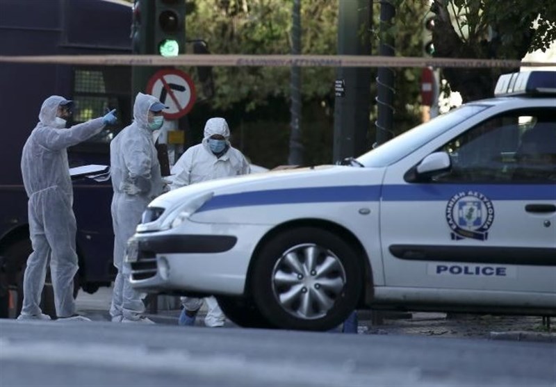 انفجار مقابل سفارت فرانسه در آتن
