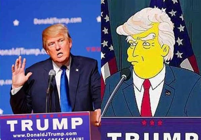 پیش بینی ریاست جمهوری ترامپ در کارتون 16 سال قبل + عکس