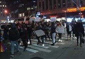 از اعتراض به نتایج انتخابات مقابل کاخ سفید تا زخمی‌شدن دو پلیس در درگیری با معترضان + تصاویر
