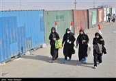 Arbaeen Pilgrims at Iran’s Mehran Border Crossing