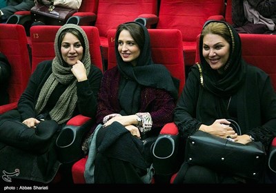 لاله اسکندری، گلاره عباسی و ستاره اسکندری در مراسم افتتاحیه فیلم سینمایی نفس