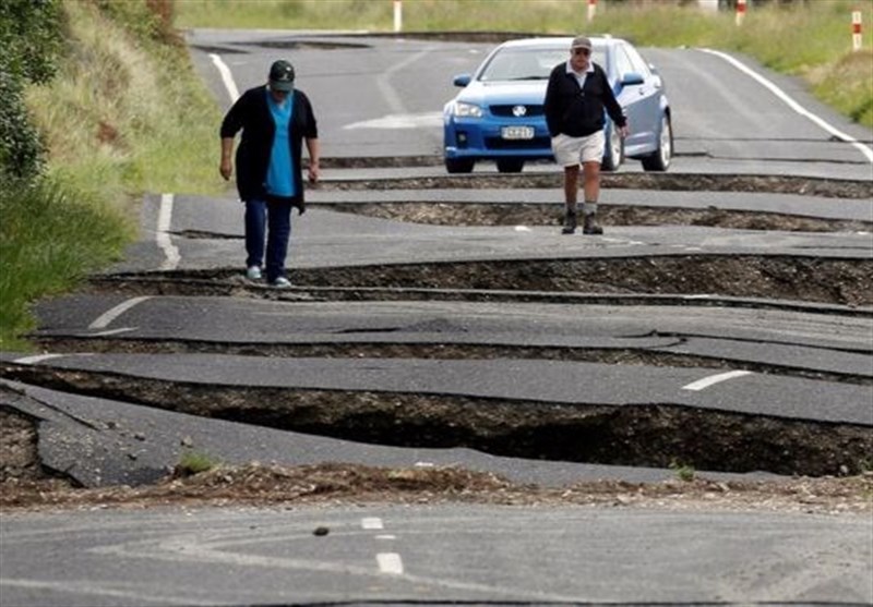 فیلم/ لحظه زلزله 7.8 ریشتری نیوزیلند