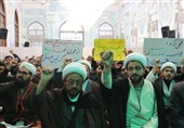 تجمع اعتراض‌آمیز طلاب و روحانیون استان گلستان برگزار شد+ تصاویر