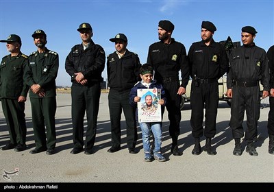 مراسم استقبال از شهید مدافع حرم شهید محمد حسین بشیری در همدان