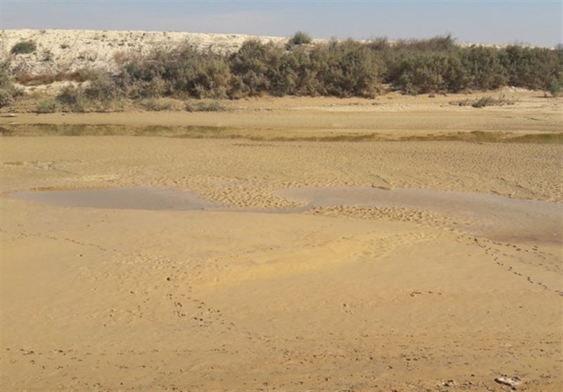 رودخانه خشک شده زهره هندیجان1