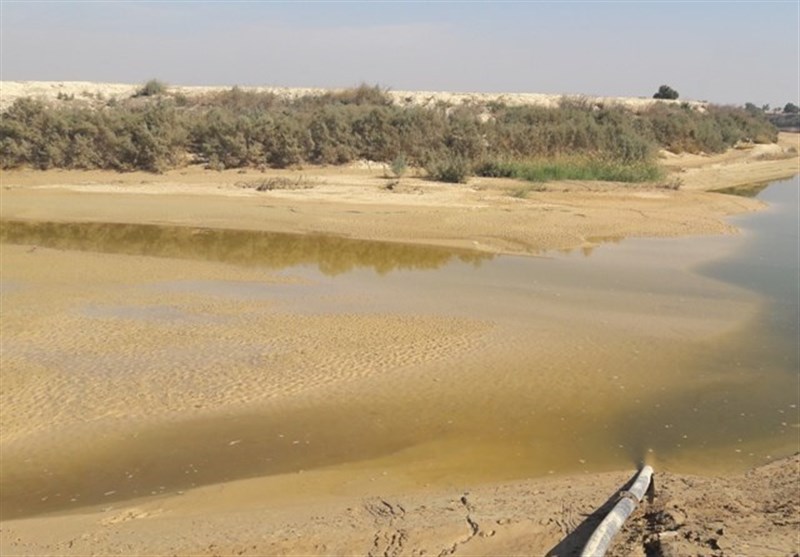 رودخانه خشک شده زهره هندیجان2